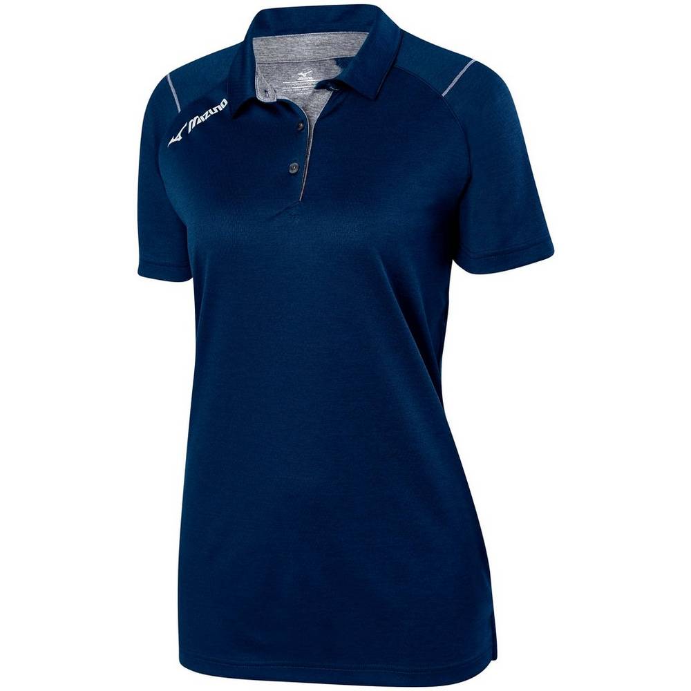 Polo Mizuno Pallavolo Donna - Blu Marino - 61025-VAEI